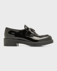 Chocolate Patent Calfskin Loafers